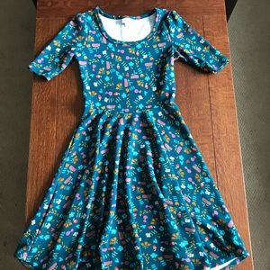 Floral Lularoe Nicole Dress